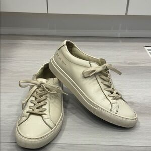 Woman by Common Projects Achilles Low in Warm White Size 36